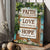 Green garden, White hydrangea, Faith makes all things possible - Jesus Portrait Canvas Prints, Wall Art