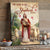 Jesus painting, Walking with the lambs, The Lord is my Shepherd - Jesus Portrait Canvas Prints, Christian Wall Art