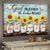 Sunflower painting, God blessed the road that led me to you - Jesus Landscape Canvas Prints, Wall Art