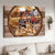 German Shepherd dogs, Ladybug car, Autumn park - German shepherd Landscape Canvas Prints, Wall Art