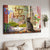 Cute cat, Peace garden, Sunny day, Today is a new beginning - Jesu Landscape Canvas Prints, Christian Wall Art