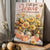 Sunflower vase, Watercolor pumpkin, Monarch butterfly, Fall for Jesus - Jesus Portrait Canvas Prints, Home Decor Wall Art