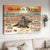 Stunning sea turtle, Orange sunset, Life is like the ocean - Jesus Landscape Canvas Prints, Christian Wall Art