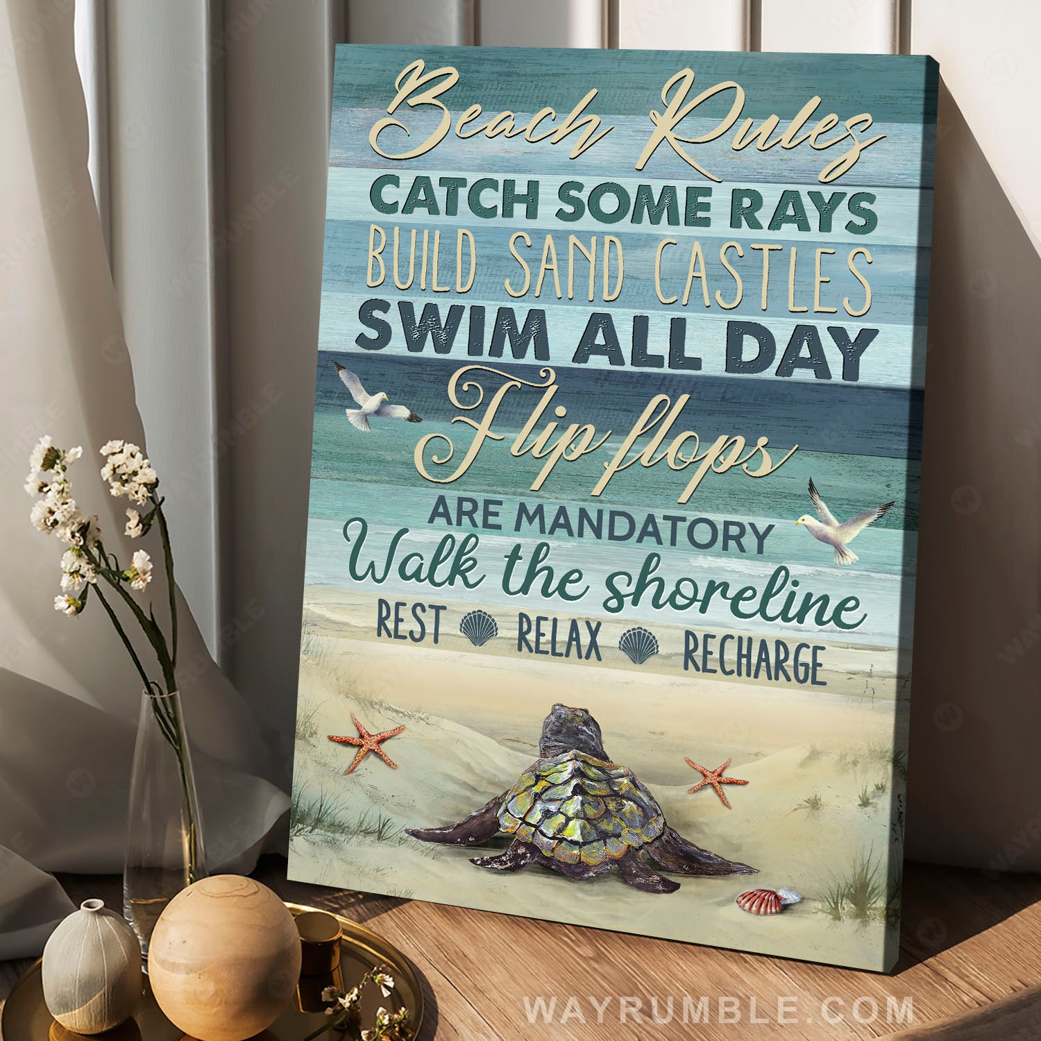 Baby sea turtle, Sea life, Seagulls, Beach rules - Jesus Portrait Canvas Prints, Christian Wall Art