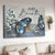Watercolor butterfly, White stone lotus, Just breathe - Jesus Landscape Canvas Prints, Christian Wall Art