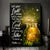 Firefly Jar, Beautiful night, Let your light shine - Jesus Portrait Canvas Prints, Wall Art