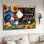 Rooster, Big sunflower, White butterfly, Today is a good day - Jesus Landscape Canvas Prints, Christian Wall Art