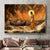 Jesus walks on water, Jesus guides us through storm, Jesus painting - Jesus Landscape Canvas Prints, Christian Wall Art