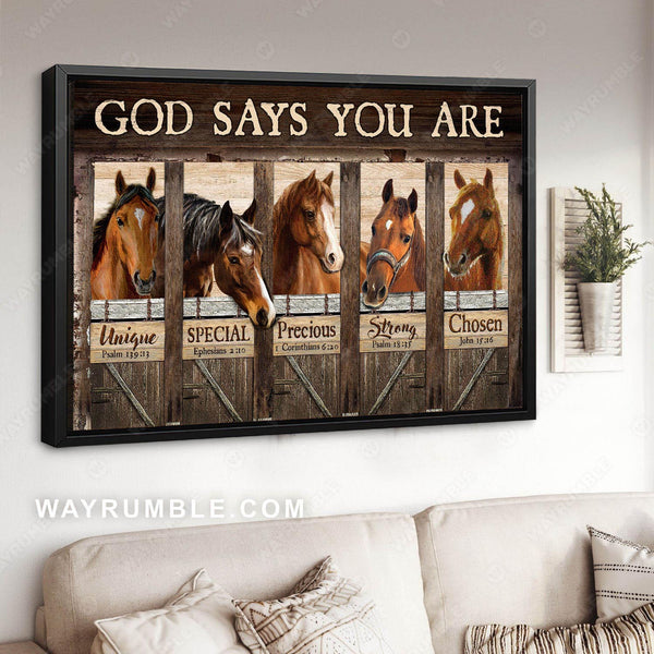 Horse painting, The awesome horse brothers, God says you are - Jesus L ...