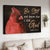 Big cardinal, Crown of thorn, Be still and know that I am God - Jesus Landscape Canvas Prints, Christian Wall Art