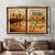 Orange sunset, Cross symbol, Beautiful lake, Give it to God and go to sleep - Jesus Landscape Canvas Prints, Christian Wall Art