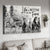 Running horse, Black and white drawing, Life is better on the farm - Jesus Landscape Canvas Prints, Home Decor Wall Art
