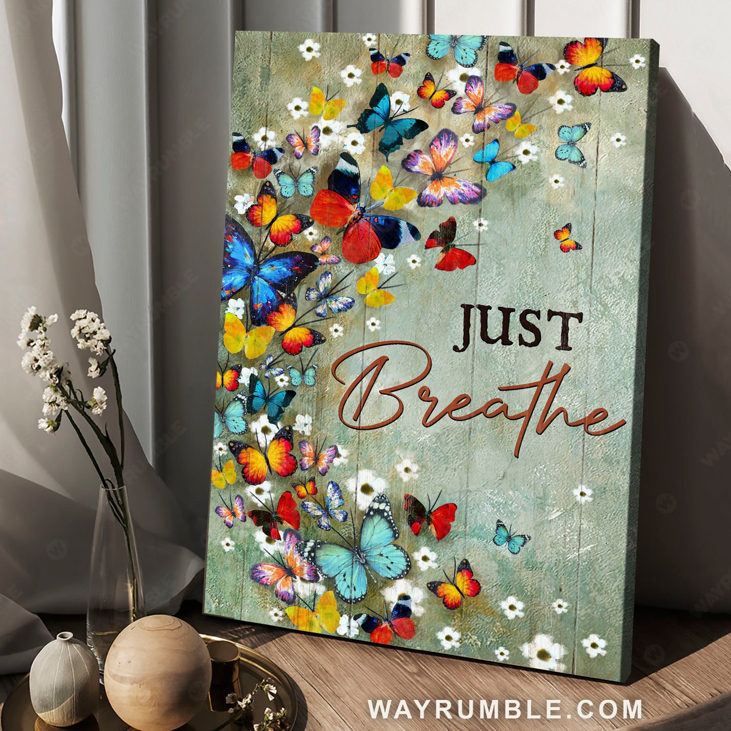 Colorful butterflies. Butterfly drawing, White flowers, Just breathe - Jesus Portrait Canvas Prints, Christian Wall Art