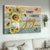 Monarch butterfly, Pretty sunflower, Blue flower, Today I choose joy - Jesus Landscape Canvas Prints, Home Decor Wall Art