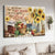 Pretty sunflower, Vintage kitchen, As for me and my house - Jesus Landscape Canvas Prints, Christian Wall Art