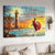 Jesus walks on water, Lighthouse, Sunrise beach, Lord is a fortified tower - Jesus Landscape Canvas Prints, Christian Wall Art
