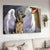 German Shepherd, Angel wings, Jesus hand, Jesus is Lord - Jesus Landscape Canvas Prints, Christian Wall Art