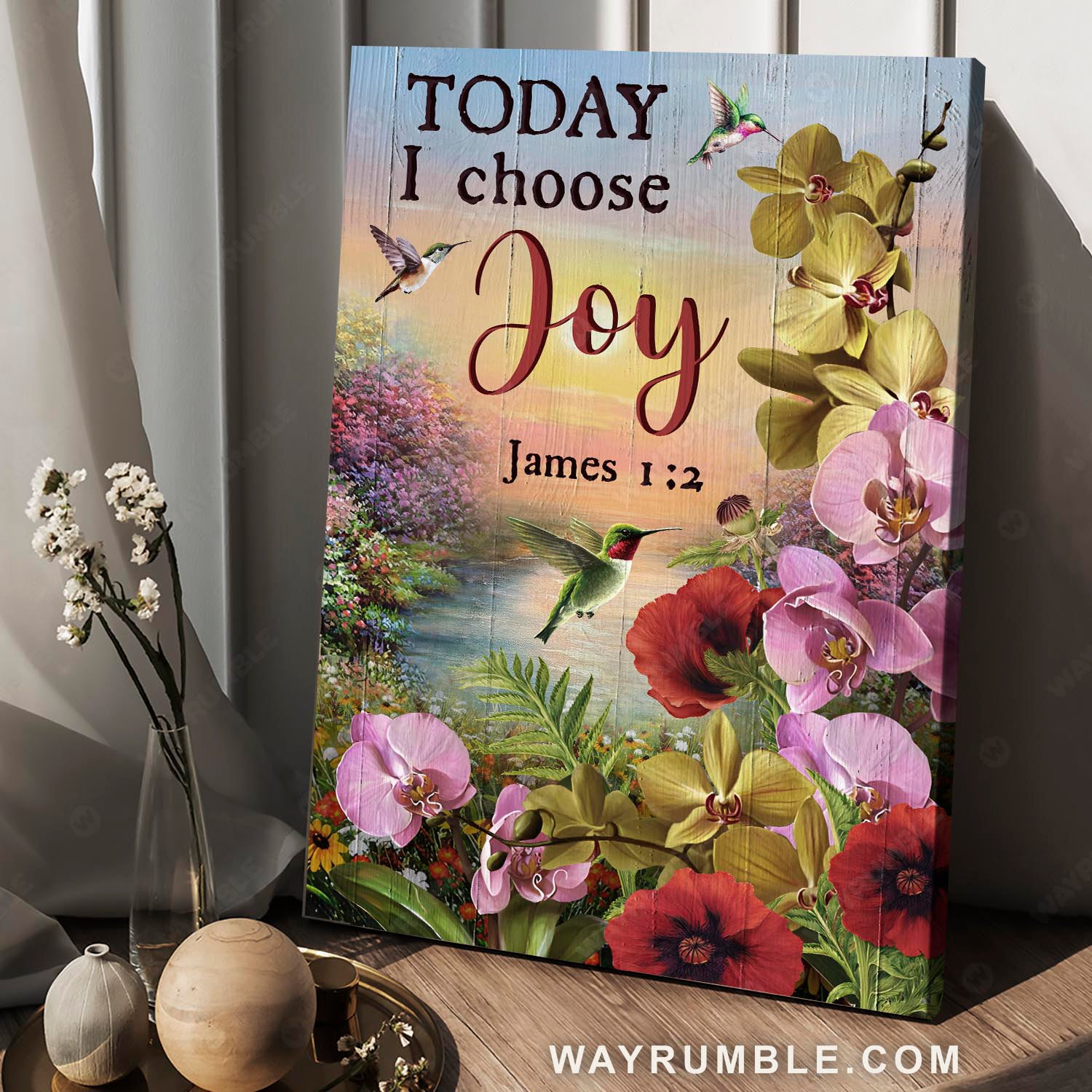Orchid flower, Flower world, Sunrise sky, Today I choose joy - Jesus Portrait Canvas Prints, Christian Wall Art