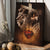 Stunning heart, Pray for healing, Lion of Judah, Crown of thorn - Jesus Portrait Canvas Prints, Home Decor Wall Art