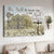 White azalea, Storage house, Wooden cross, Be still I am God - Jesus Landscape Canvas Prints, Christian Wall Art