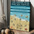 Turtle nest, Sand beach, Blue ocean, Life lessons from baby sea turtles - Jesus Portrait Canvas Prints, Christian Wall Art