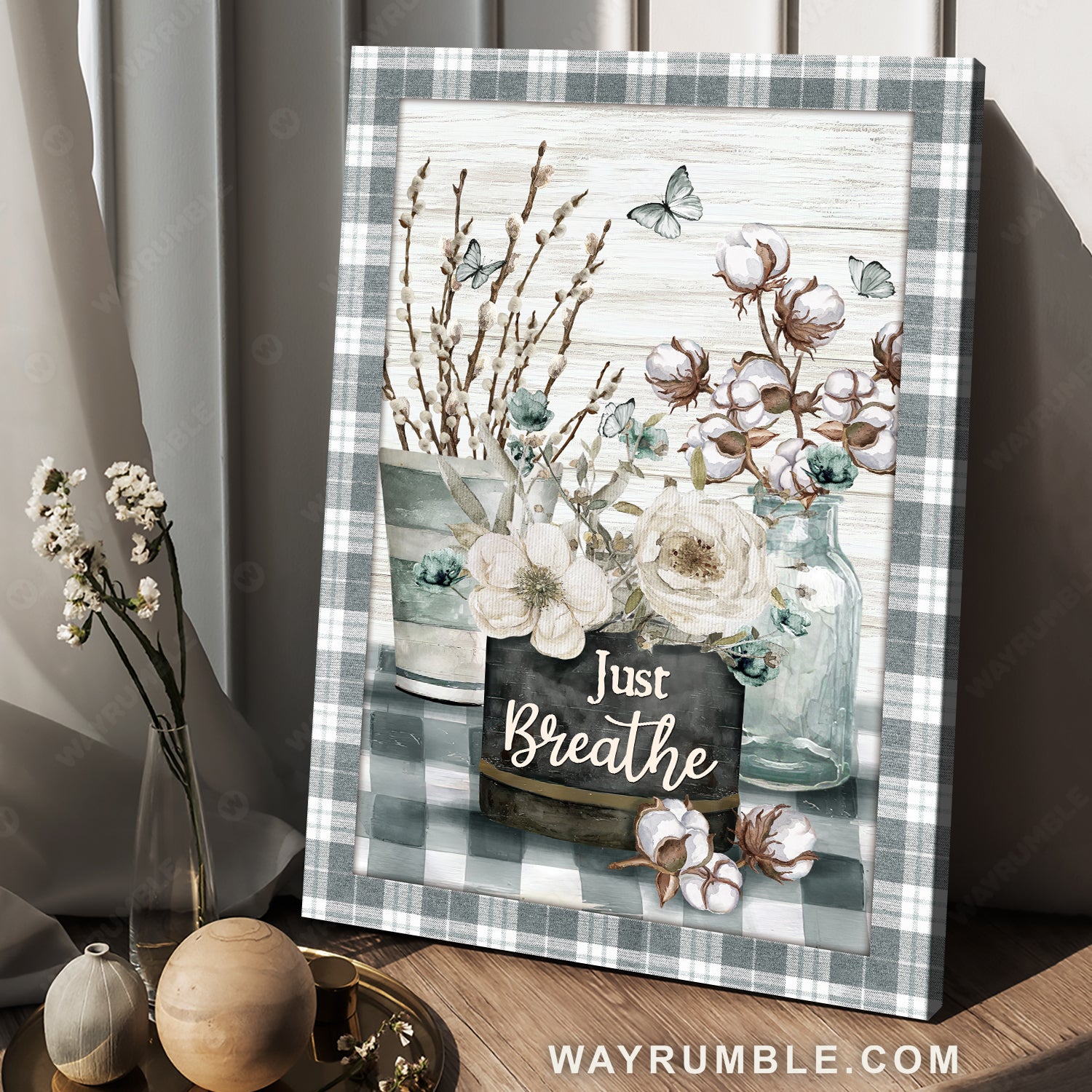 Cotton flower, Jasmine painting, Pretty butterfly, Just breathe - Jesus Portrait Canvas Prints, Home Decor Wall Art