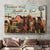 Quarter horses, Blue sky, Windmill, Always stay humble and kind - Jesus Landscape Canvas Prints, Christian Wall Art