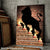 Lion of Judah, King of Kings, I am the light of the world - Jesus Portrait Canvas Prints, Wall Art