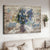 Vintage flower, Still life painting, Butterfly, Be still and know that I am God - Jesus Landscape Canvas Prints, Christian Wall Art