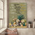 Unique flower painting, Green butterfly, Do what makes you happy - Jesus Portrait Canvas Prints, Wall Art