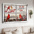 Cardinal painting, Winter garden, Through the window frame, Be still and know that I am God - Jesus Landscape Canvas Prints, Christian Wall Art
