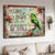Colorful hummingbird, Hibiscus garden, The Lord will fight for you - Jesus Landscape Canvas Prints, Christian Wall Art