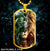 Lion king, Warrior drawing, Jesus painting, Colorful background - Jesus Dog Tag