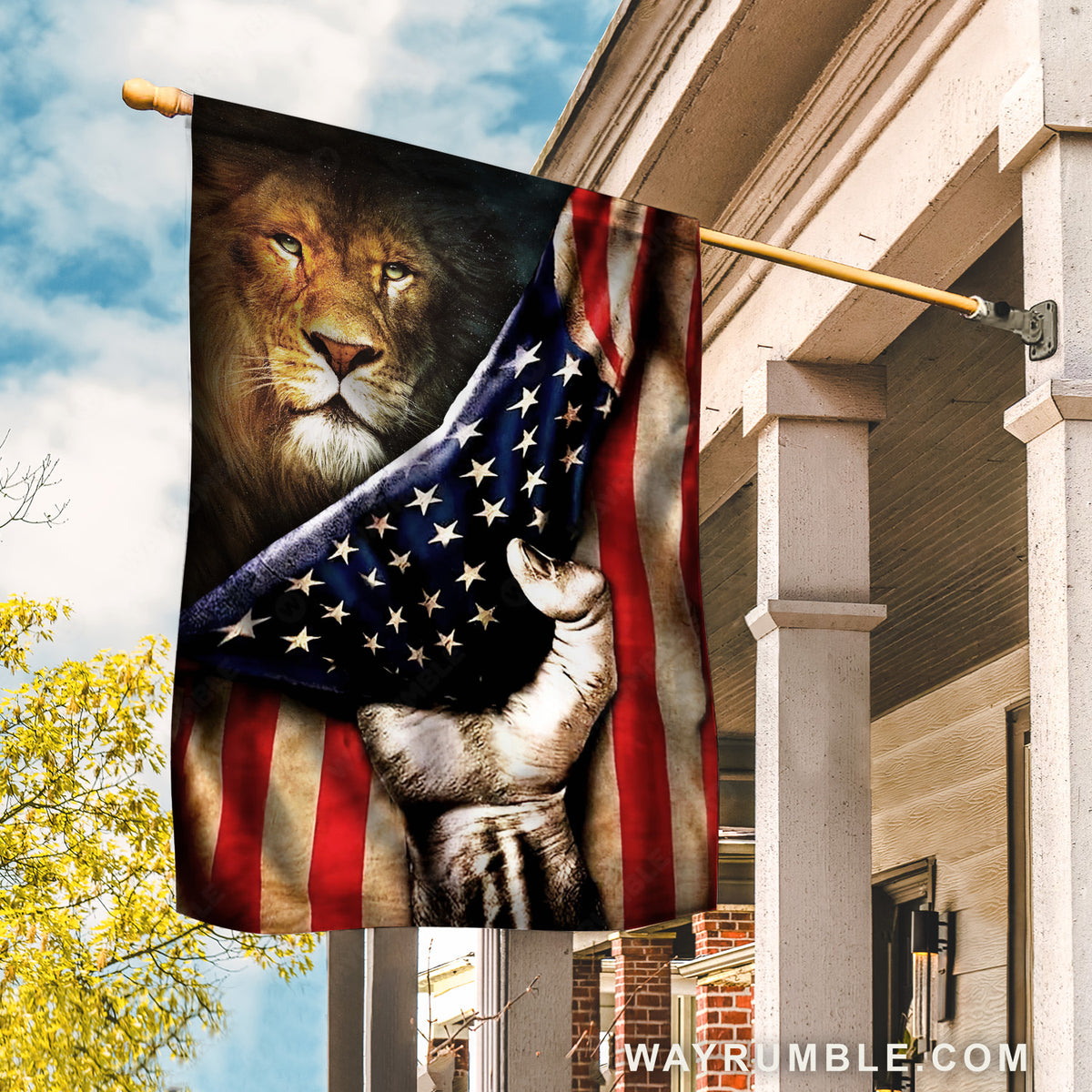 Angry lion drawing, Antique US flag, Lion of Judah - Jesus Flag