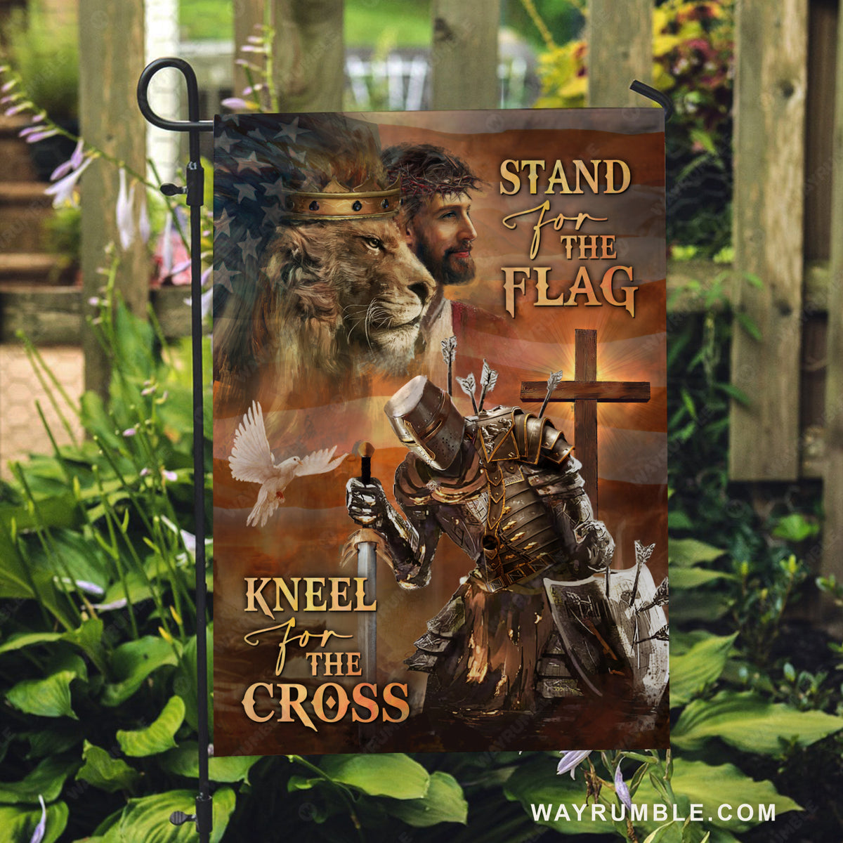 Amazing warrior painting, Lion king, Jesus drawing, Stand for the flag - Jesus Flag