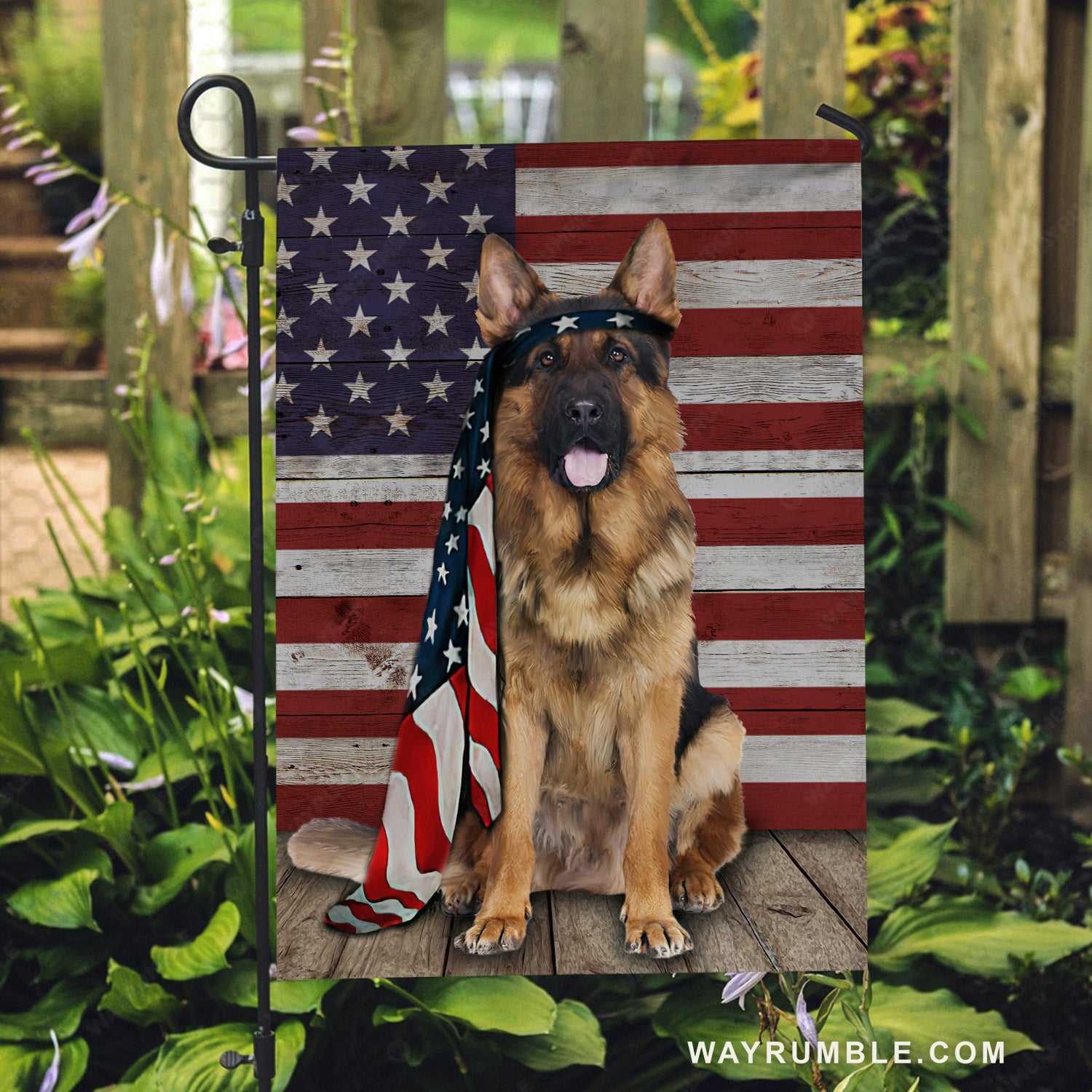 Cute German shepherd drawing, Beautiful US flag - Jesus Flag
