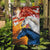 Dream horses, USA flag, Light cross, White dove - Jesus Flag