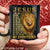 Lion king, Beautiful night, Stars in the sky, Jesus is my everything - Jesus Black Mug