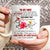 To my wife, Cardinal, Good night, my sweetheart - Couple White Mug