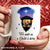 Birth of Jesus, Bright night, Jesus face, For unto us a Child is born - Jesus White Mug