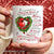 Heart shape wreath, Cardinal, Christmas, I still believe in amazing grace - Jesus White Mug