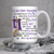 Purple version, Easter eggs, Cross symbol, Rabbit drawing, I can only imagine - Jesus White Mug