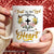 Rose flower, Cross, Trust in the Lord with all your heart - Jesus White Mug