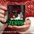 Snowman, Winter garden, Christmas is for Jesus - Jesus Black Mug