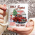 Red ladybug car, Christmas tree, Snowman decoration, Only Jesus can make way where there is no way - Jesus White Mug