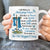 Wooden cross, Pretty butterfly, Blue poppy painting, I still believe in amazing grace - Jesus White Mug
