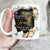 Flower face, Colorful bookshelf, Reading and Jesus that is all I need - Jesus White Mug