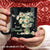 Daisy flower, White butterfly, Small cross, Just breathe - Jesus Black Mug