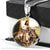 Jesus painting, German shepherd dogs, Meadow land - Jesus Circle Necklace