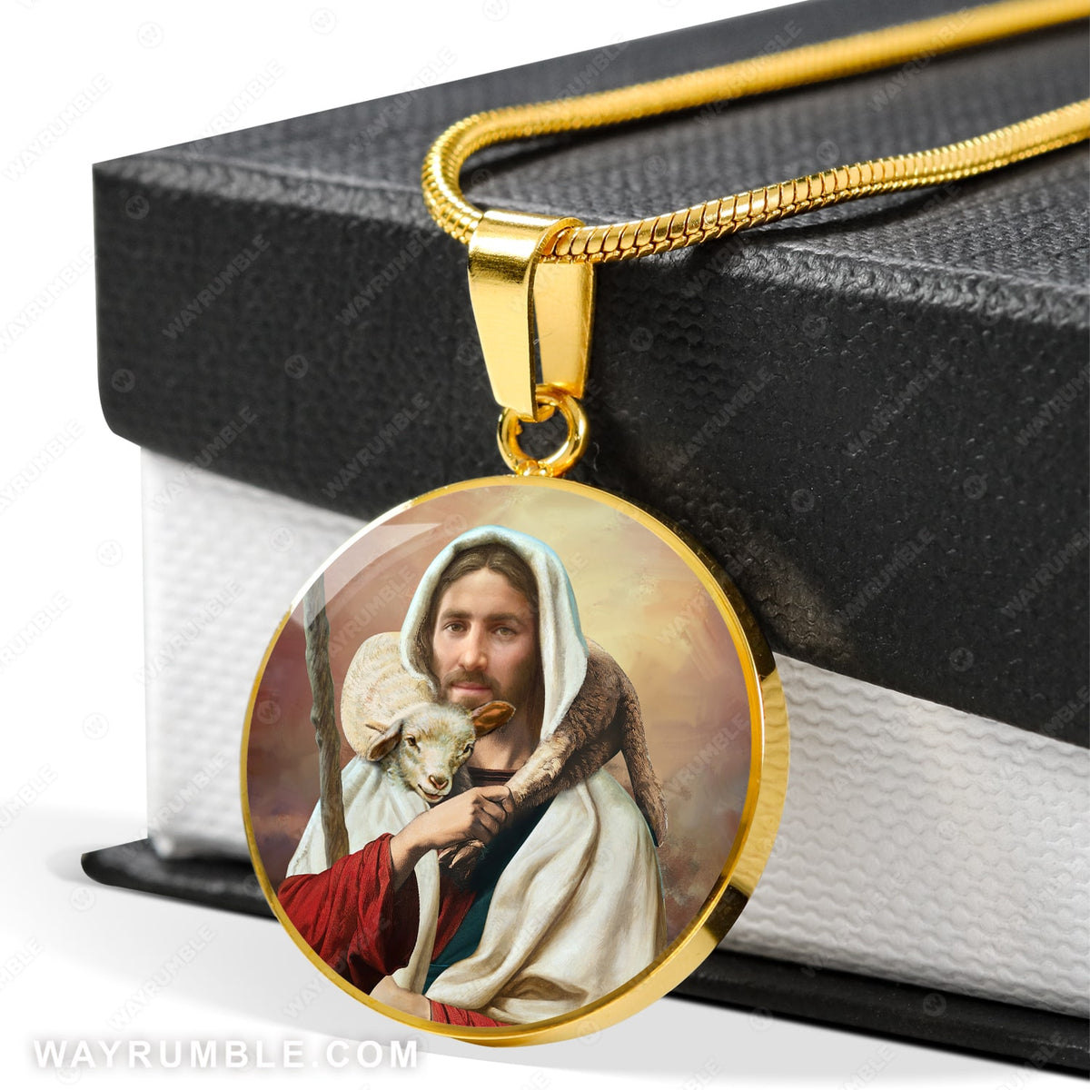 Jesus sales circle pendant